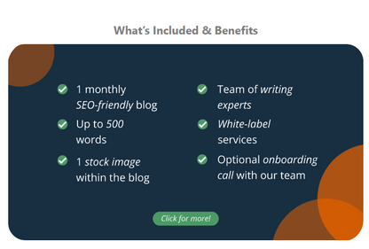 Blog Post: Monthly