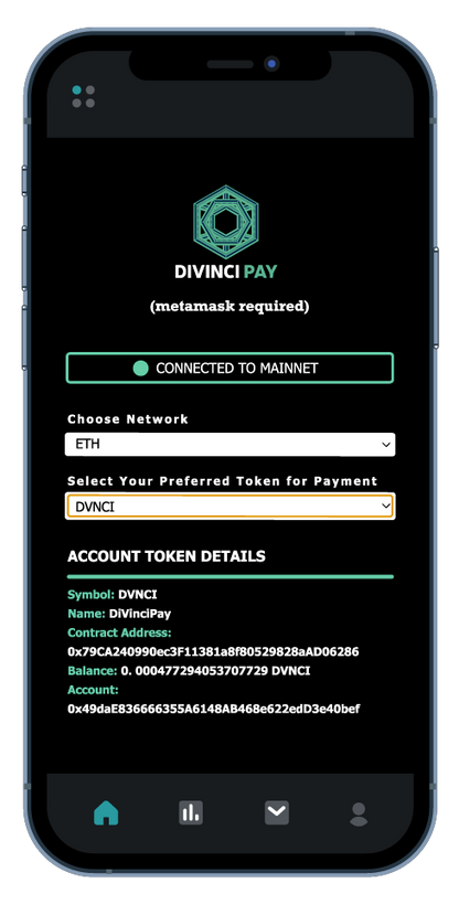 DiVinciPay ERC-20 and BEP-20 Crypto Payment Plugin